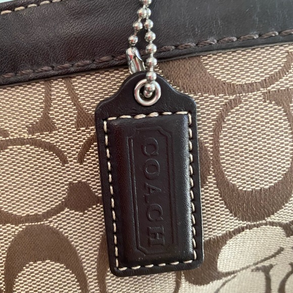 Coach signature satchel, brown - Picture 3 of 8